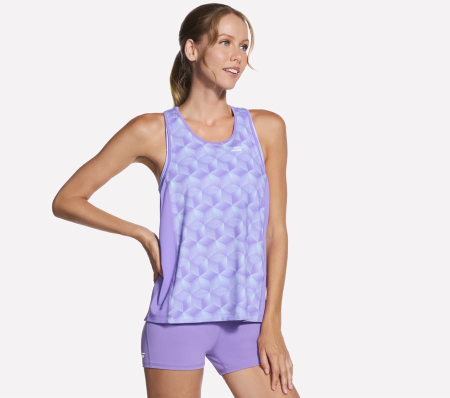 Tempo Singlet, TEAL / PURPLE, fullimage number 0