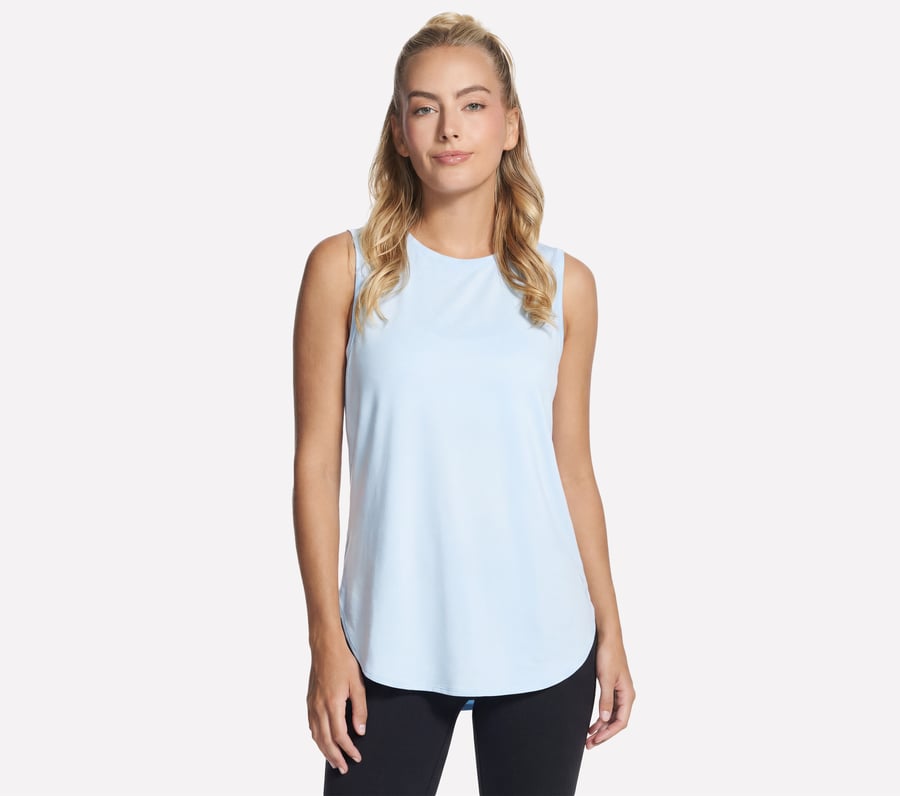 GO DRI Swift Tunic Tank, SIL / WHITE / BLUE, fullimage number 0