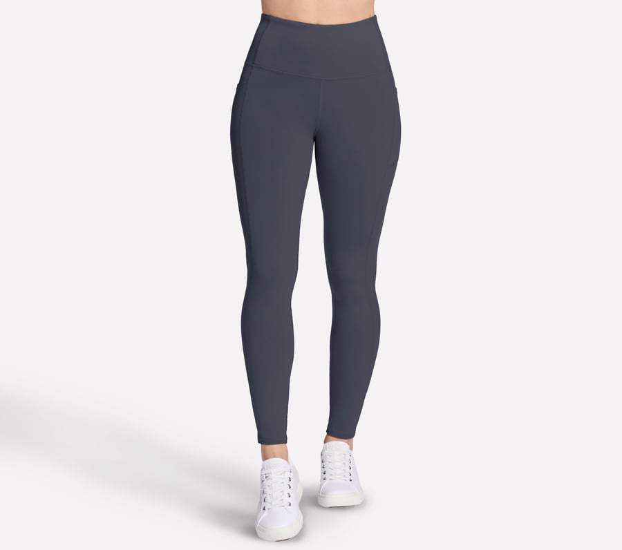 Skechers GO WALK HW Legging, BLACK / CHARCOAL, fullimage number 0