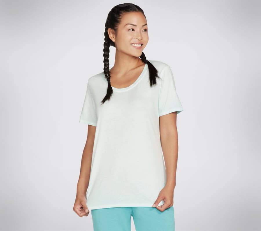 Diamond Wash Hatha Scoop Neck Tunic Tee, , fullimage number 0