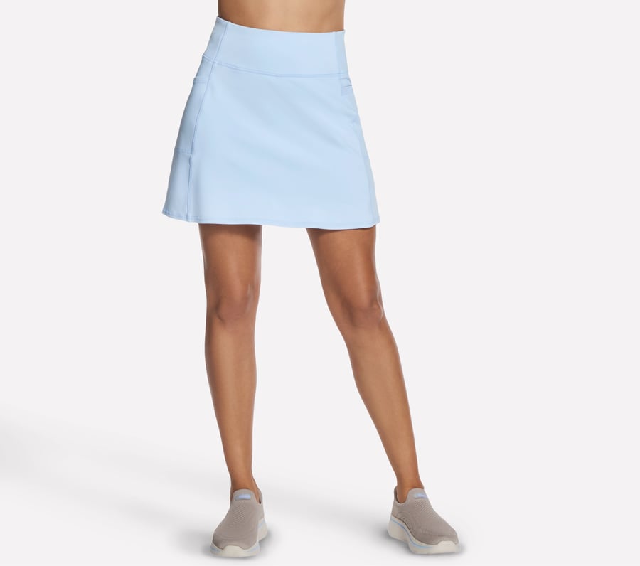 Skechers GO FLEX Skort, SIL / WHITE / BLUE, fullimage number 0