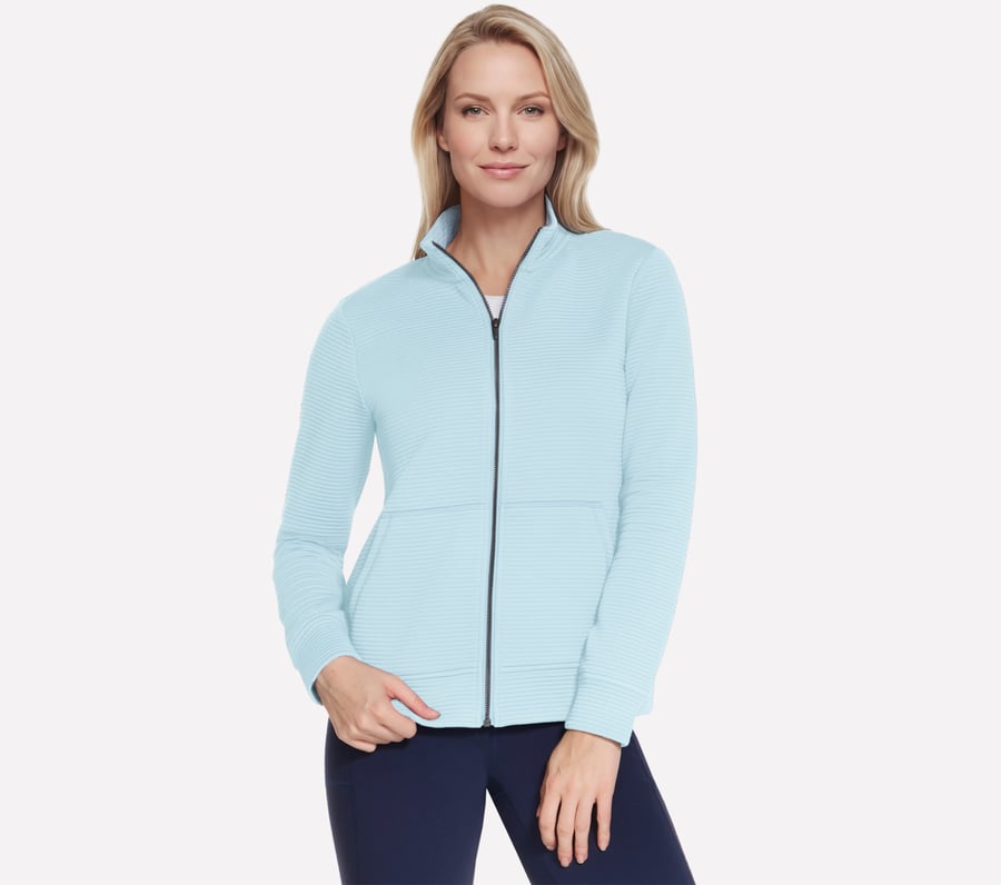 GO WALK Everywhere Jacket, BLANC / ARGENT, fullimage number 0