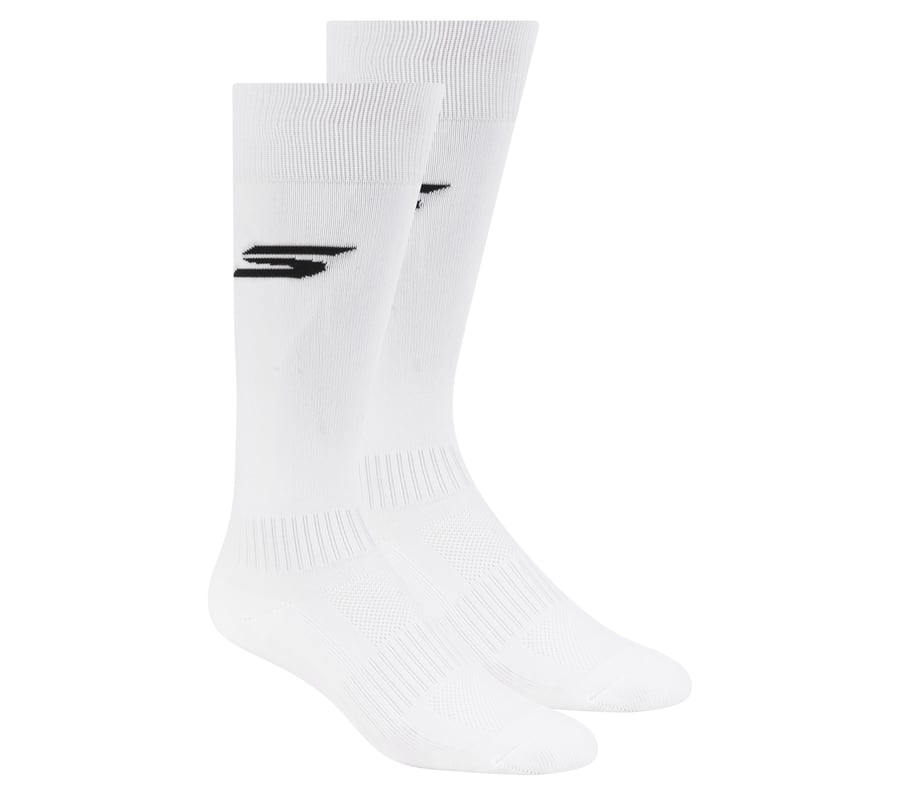2 Pack Men's Performance Soccer Over The Knee Socks, WHITE, fullimage number 0