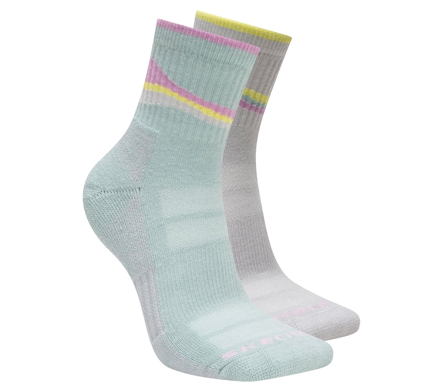2 Pack Women's Trail Quarter Socks, LIGHT GREEN, fullimage number 0