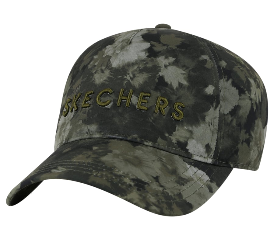 Skechers Inbloom Baseball Hat, CHARCOAL / OLIVE, fullimage number 0