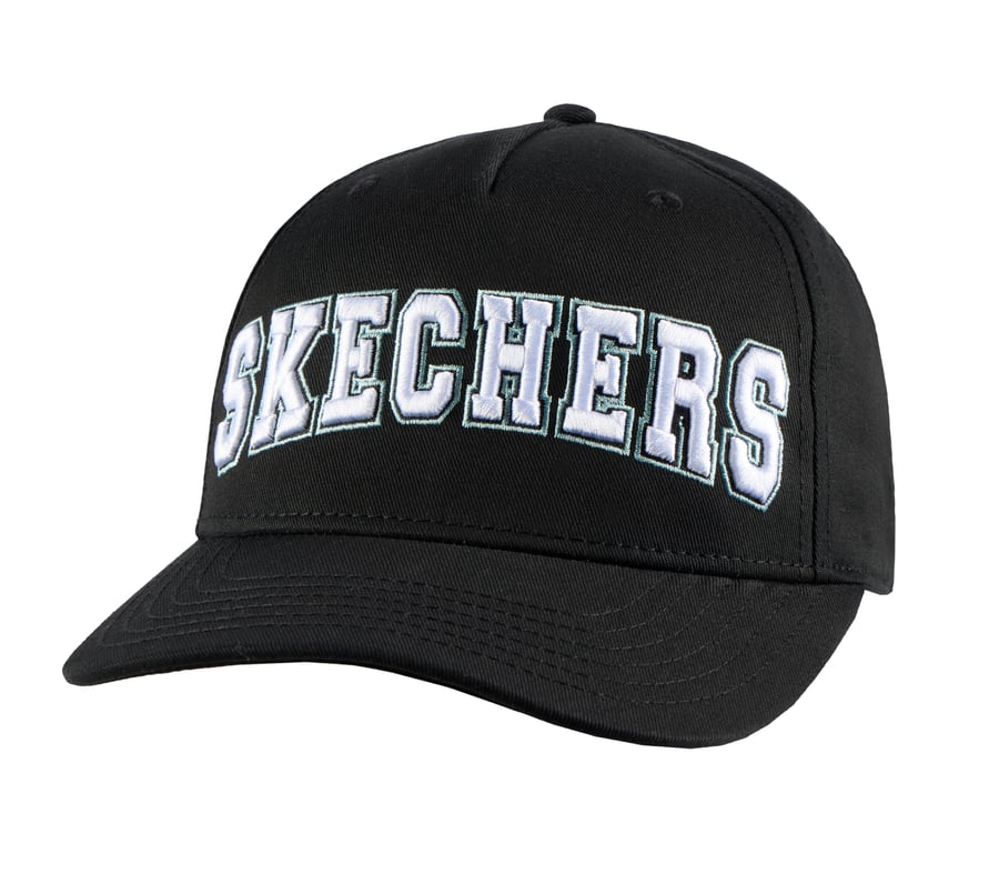 University Baseball Hat, ZWART / MUNT, fullimage number 0