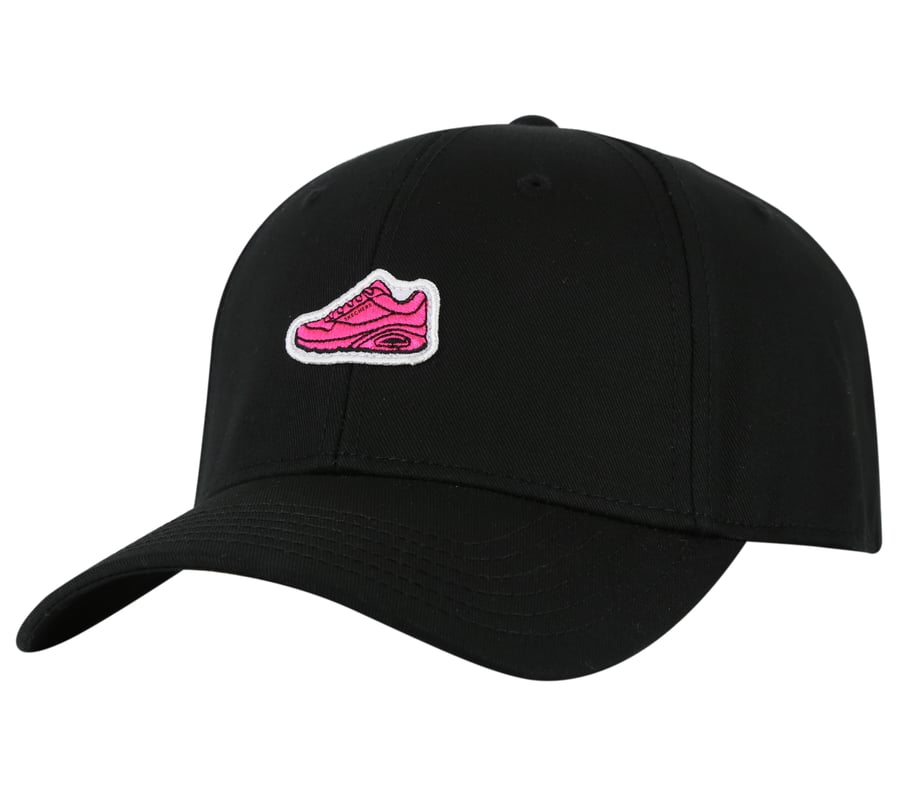 Skechers Kicks Baseball Hat, ZWART / ROZE, fullimage number 0