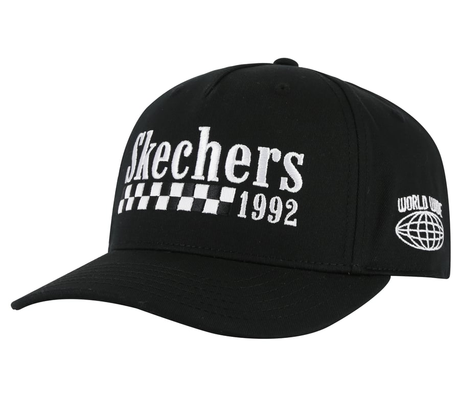 Racer Baseball Hat, BLACK, fullimage number 0