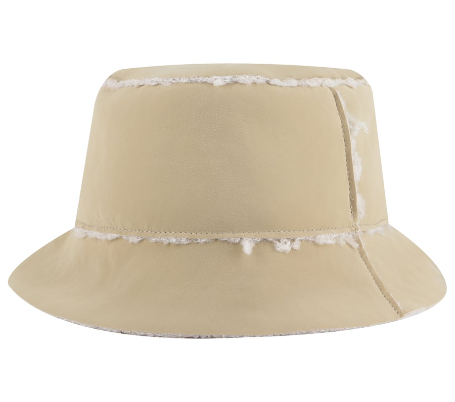 Sherpa Suede Bucket Hat, CINNAMON, fullimage number 0