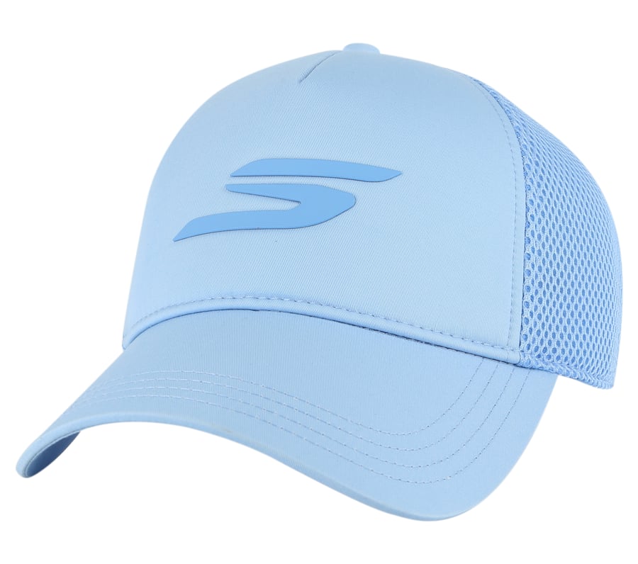 Skechers Free-Run Trucker Hat, AQUA / PINK, fullimage number 0