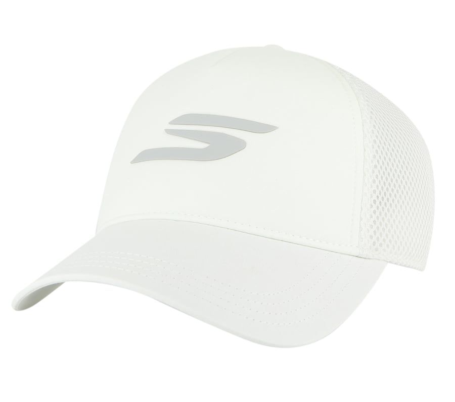 Skechers Free-Run Trucker Hat, WHITE, fullimage number 0