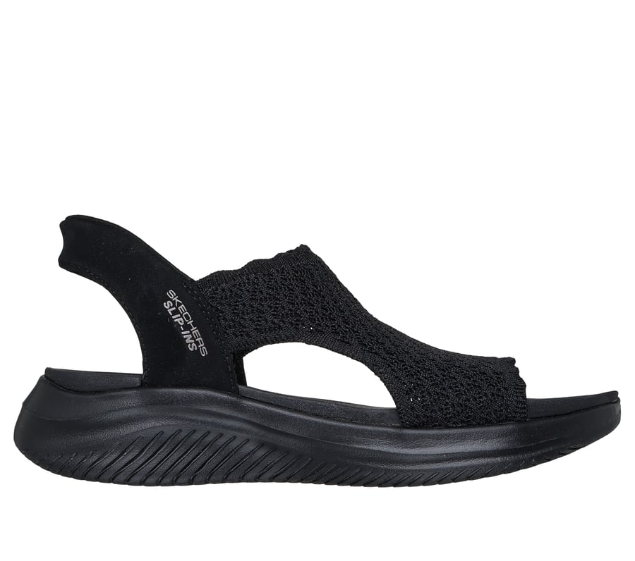 ultra　flex　サンダル　スケッチャーズ　スリップインズ　黒 SKECHERS スケッチャーズ サンダル スリップインズ SLIP-INS ULTRA