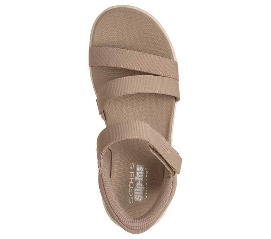 Adélie Dark Navy Skechers Slip-ins: GO WALK Glide-Step 2.0 Sandal - Ella