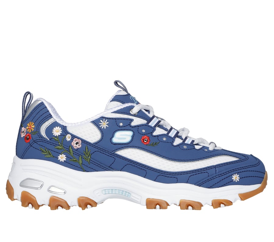 Skechers ダイアリー 花柄スニーカー 24cm D'Lites - Spring Bloom