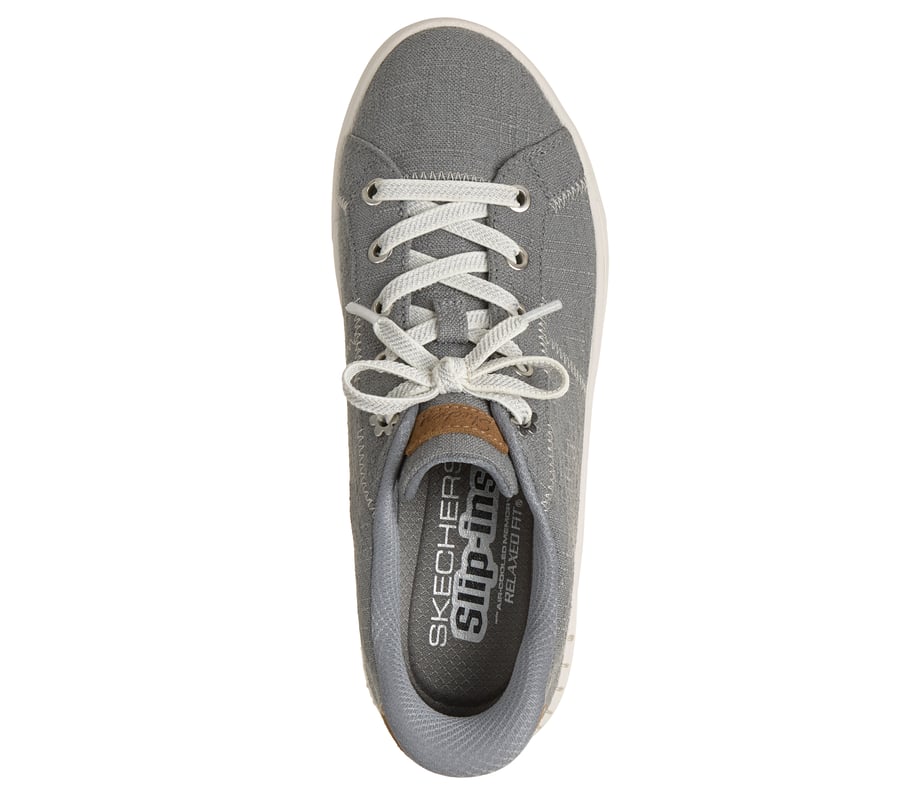 未使用級極美品 23㎝◎SKECHERS Slip-Ins スニーカー グレー Skechers Slip-ins Relaxed Fit: Geneva - Posh Ease