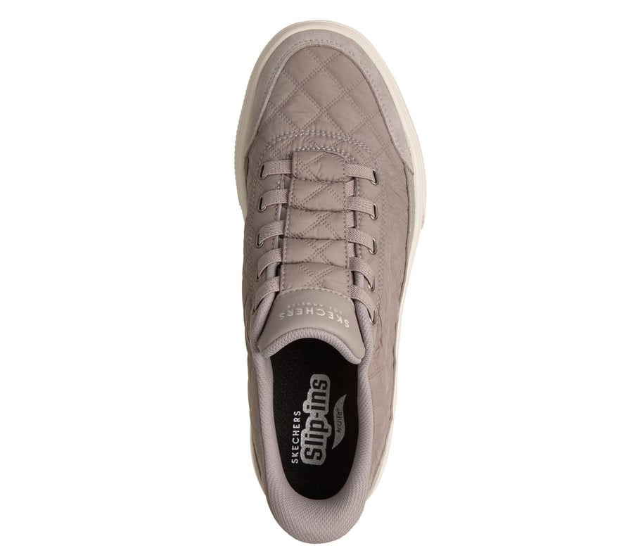 ストンリー156 Skechers Slip-ins: Arch Fit Arcade - Cozy Fit Charming Daze - STONE