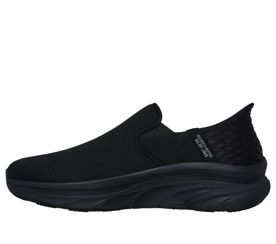 靴 SLIP-ON / BLACK (SMOOTH RETHER) Skechers Slip-ins Work Slip-Resistant Relaxed Fit: D'Lux Walker