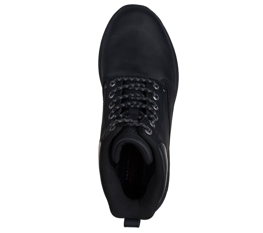 スケッチャーズ メンズ スリップインズ リラックスドフィット ポラード ウェイロン ブーツ ハンズフリーシューズ ブラック 黒 送料無料 SKECHERS 205333 スケッチャーズ スリップインズ リラックスドフィット：ポラード