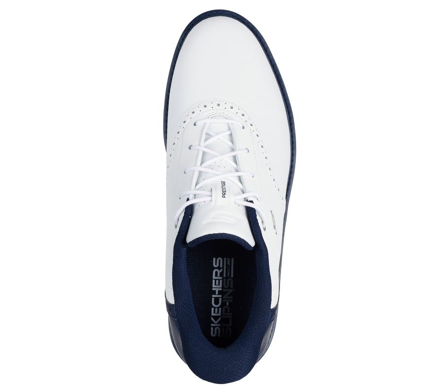Skechers Slip-ins Waterproof: GO GOLF Prestige - WHITE / NAVY