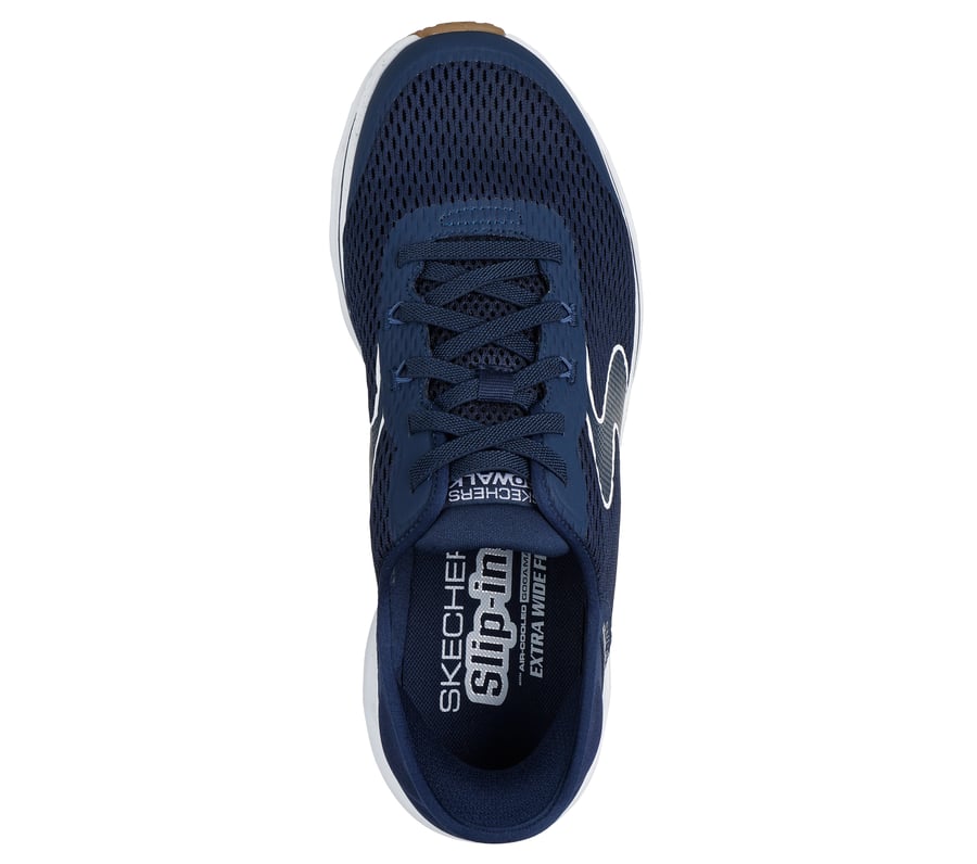 Deep Fitter（30ml_23） Skechers Slip-ins: GO WALK Glide-Step 2.0 - Zander - NAVY / WHITE
