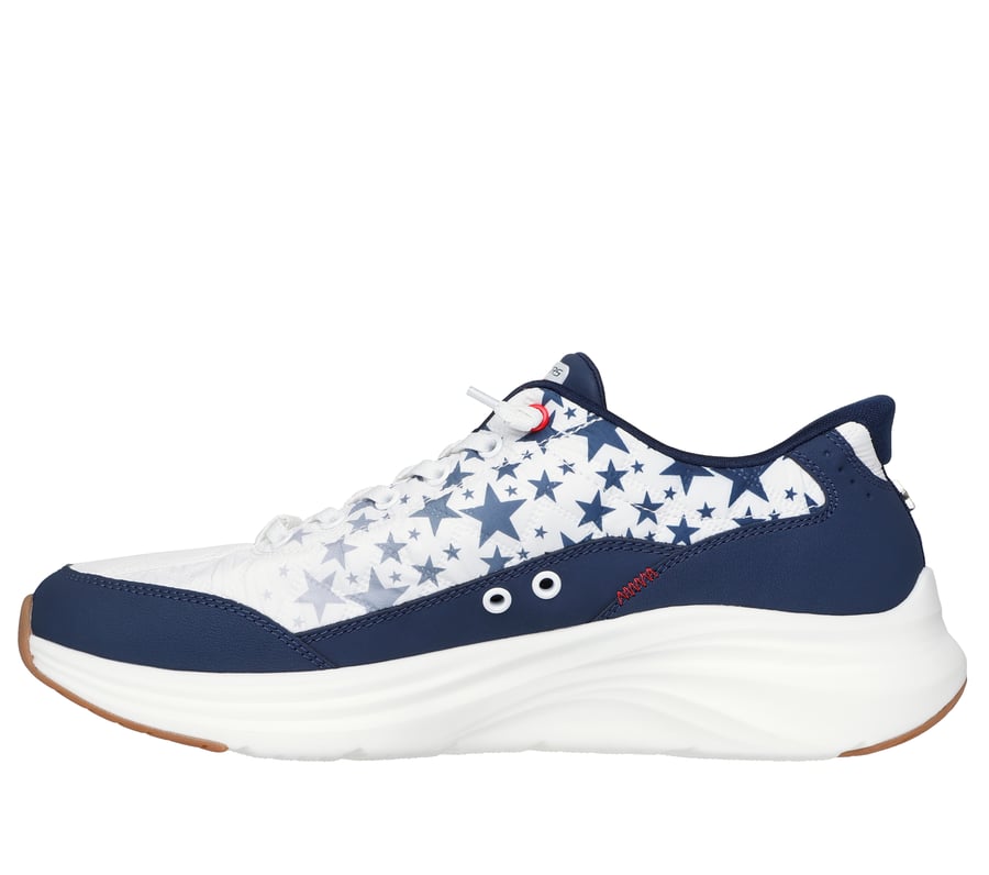 スミス Skechers Slip-ins: Contour Foam - Cozy Fit Cozica - WHITE / NAVY