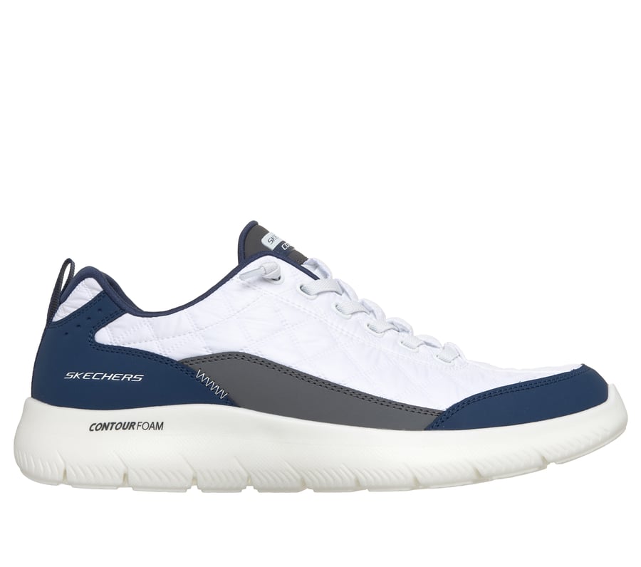 SKECHERS スポーツシューズ ホワイト/ネイビー Summits Contour Foam - Cozy Fit
