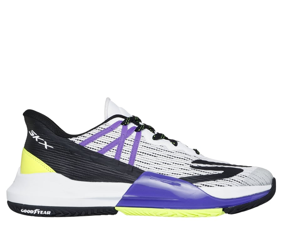 Skechers Slip-ins: Tennis Baseline Bully - WHITE / BLUE