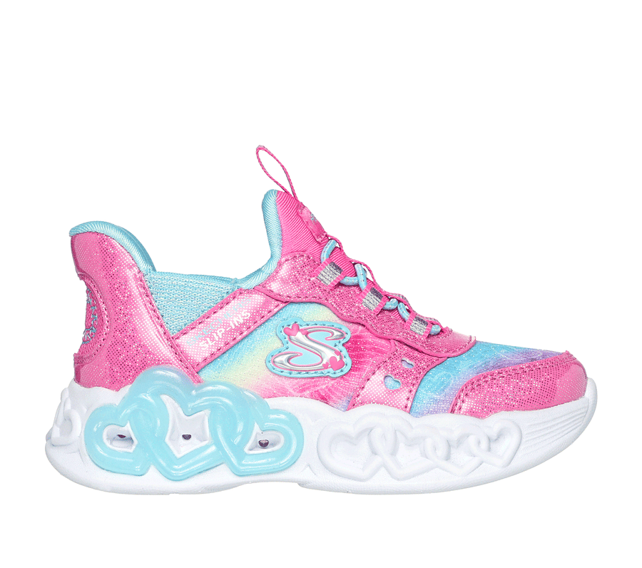 New Women's Skechers JGoldcrown Eden LX - Gleaming Hearts