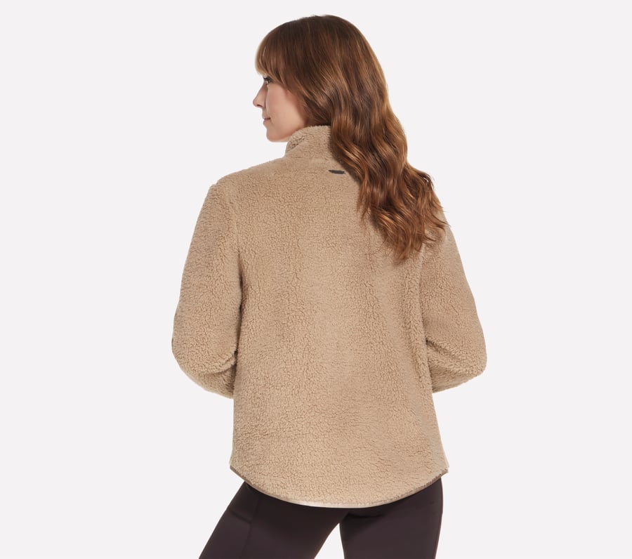 SHC レディース　フリースジャケット ベージュ Skech-Sherpa Jacket