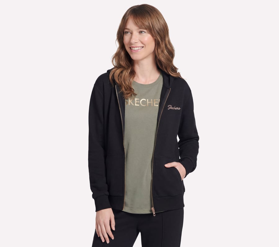 SKECH SWEATS Signature Full Zip Hoodie | SKECHERS PT