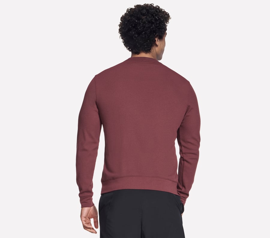 GO KNIT Waffle Ease Crew