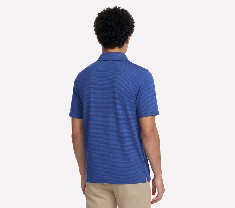 GO GOLF GO DRI All Day Stripe Polo