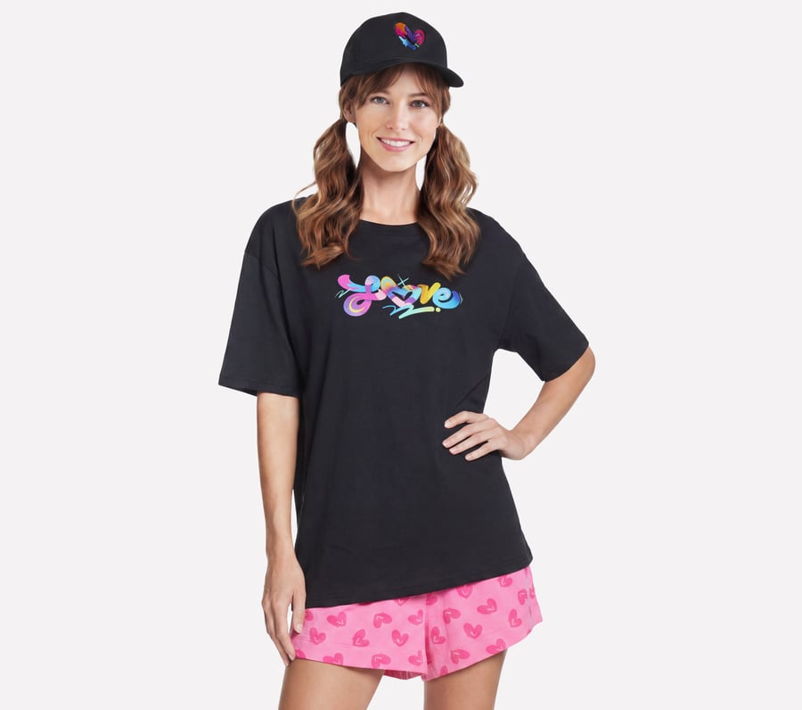 Jason Naylor: Love Short Sleeve Tee - BLACK