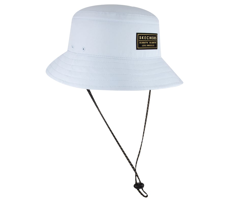 Sunshade Bucket Hat - WHITE / LAVENDER
