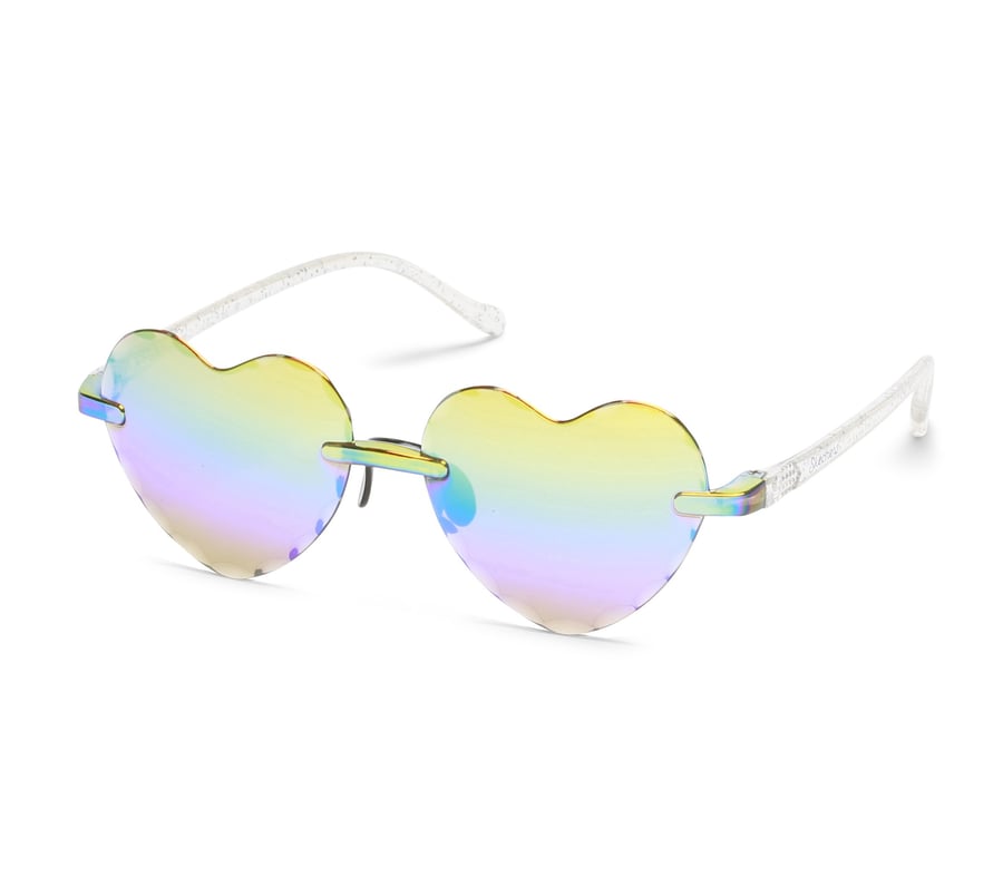 パステル  Rimless Hearts Sunglasses