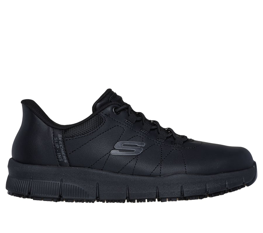 Skechers Slip-ins Work: Nampa - Cottonbud, BLACK, fullimage number 0