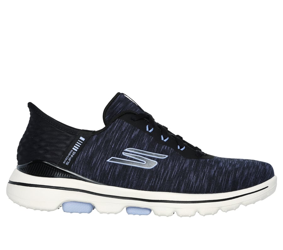 Skechers Slip-ins: GO GOLF WALK 5 - Slip-Ins, NOIR / LAVANDE, fullimage number 0