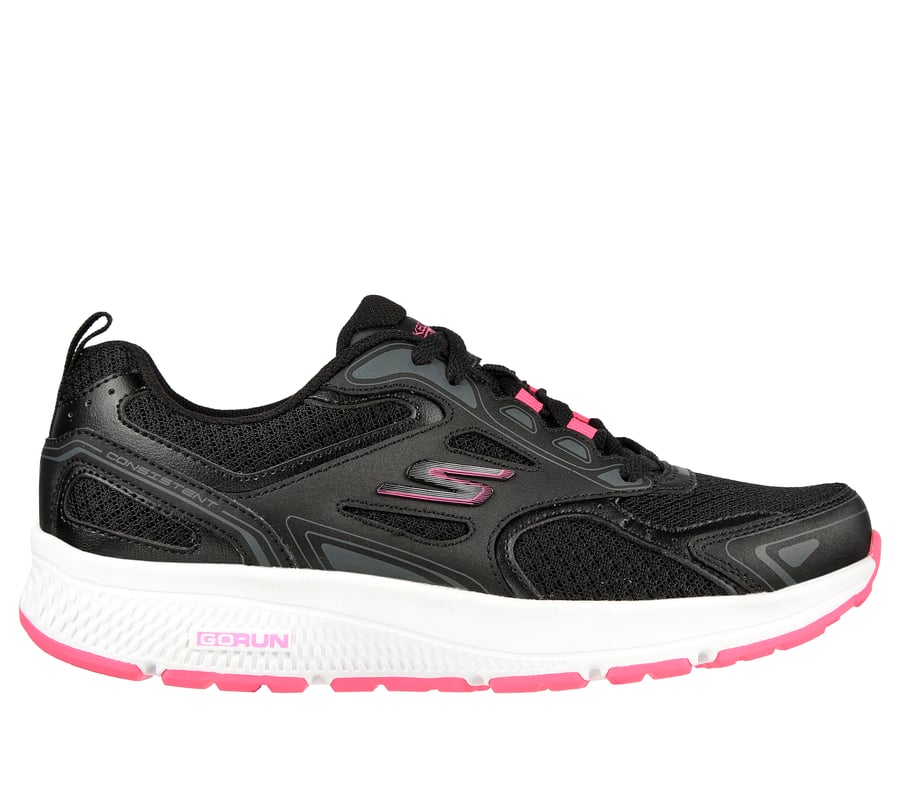 Skechers GO RUN Consistent, BLACK / PINK, fullimage number 0