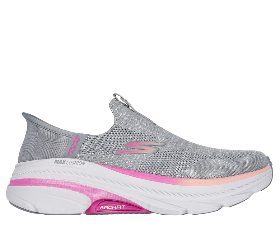 Skechers Slip-ins: Max Cushioning Arch Fit 2.0 - Cambridge, SZARY / ROZOWY, fullimage number 0