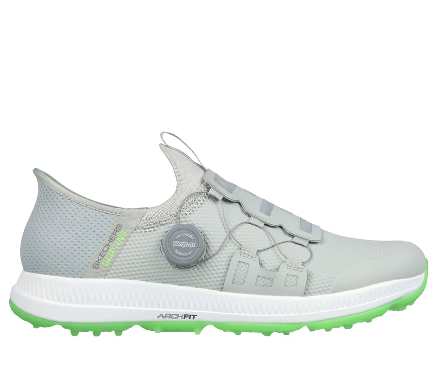 Skechers Slip-ins: GO GOLF Elite 5 - Slip 'In, GRIS / VERT-LIME, fullimage number 0