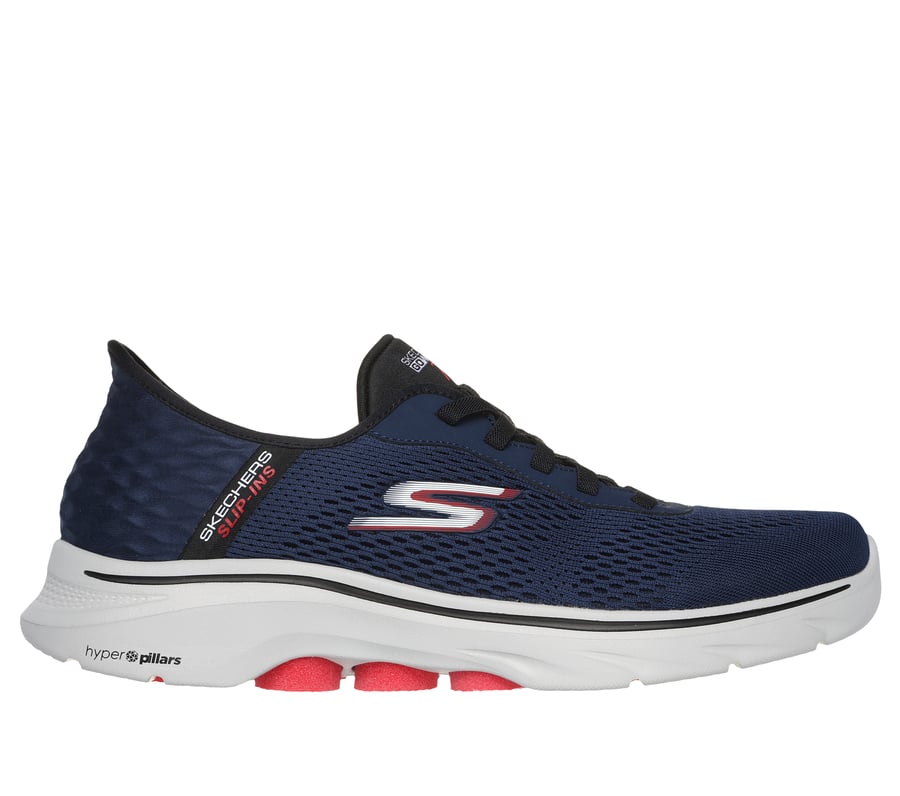 Skechers Slip-ins: GO WALK 7 - Free Hand 2, NAVY / RED, fullimage number 0