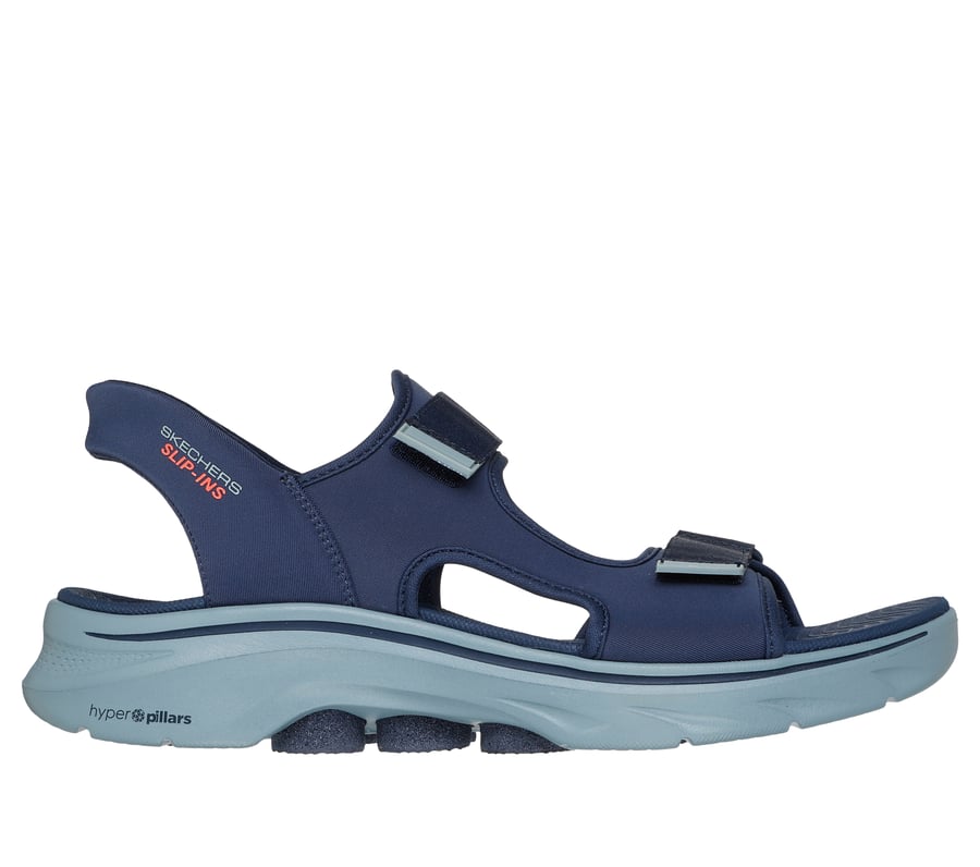 Skechers Slip-ins: GO WALK 7 Sandal - Ken, BLU NAVY  /  ARANCIONE, fullimage number 0