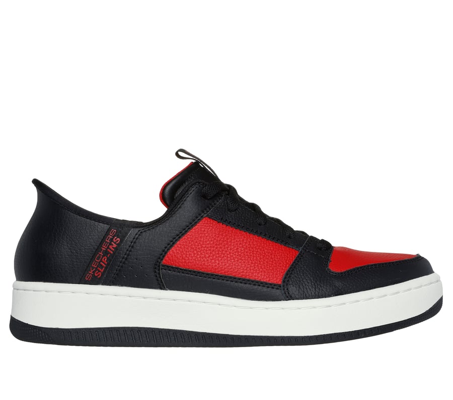 Skechers Slip-ins: Sport Court 92 - Distown, BLACK / RED, fullimage number 0