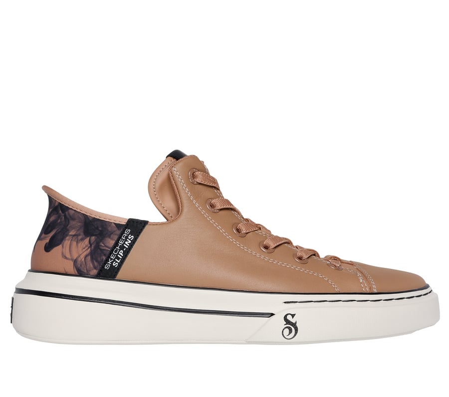 Premium Leather Skechers Slip-ins: Snoop One - OG, TAN, fullimage number 0