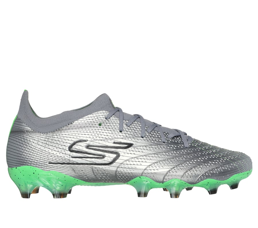 SKECHERS SKX_01 - Low™ Elite FG, SILVER / LIME, fullimage number 0