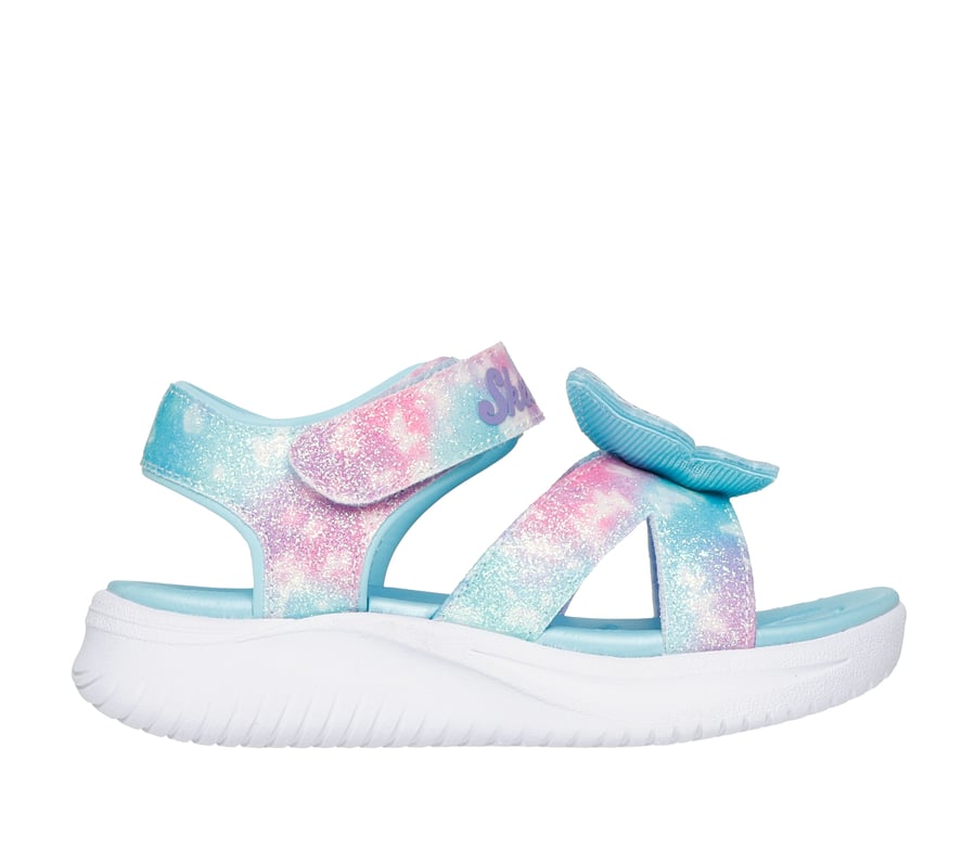 Jumpsters Sandal - Butterfly Brights, AQUA / MULTI, fullimage number 0