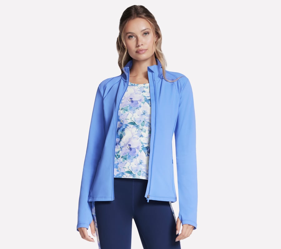 GO WALK Jacket, PERIWINKLE, fullimage number 0