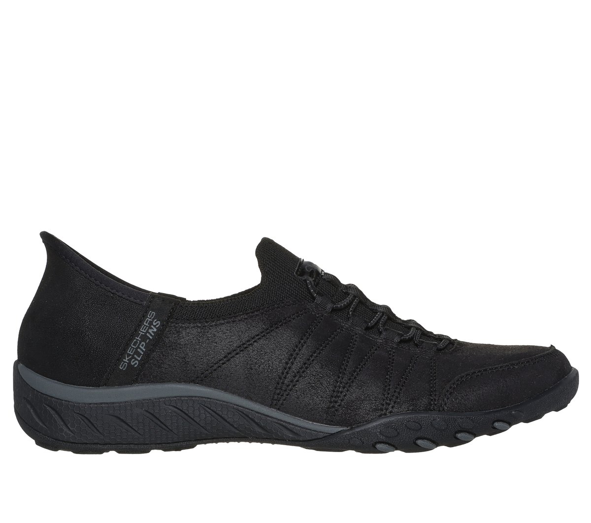 Skechers Slip-ins Relaxed Fit: Breathe-Easy - Home-Body en Negro, talla 39.5, Vegan
