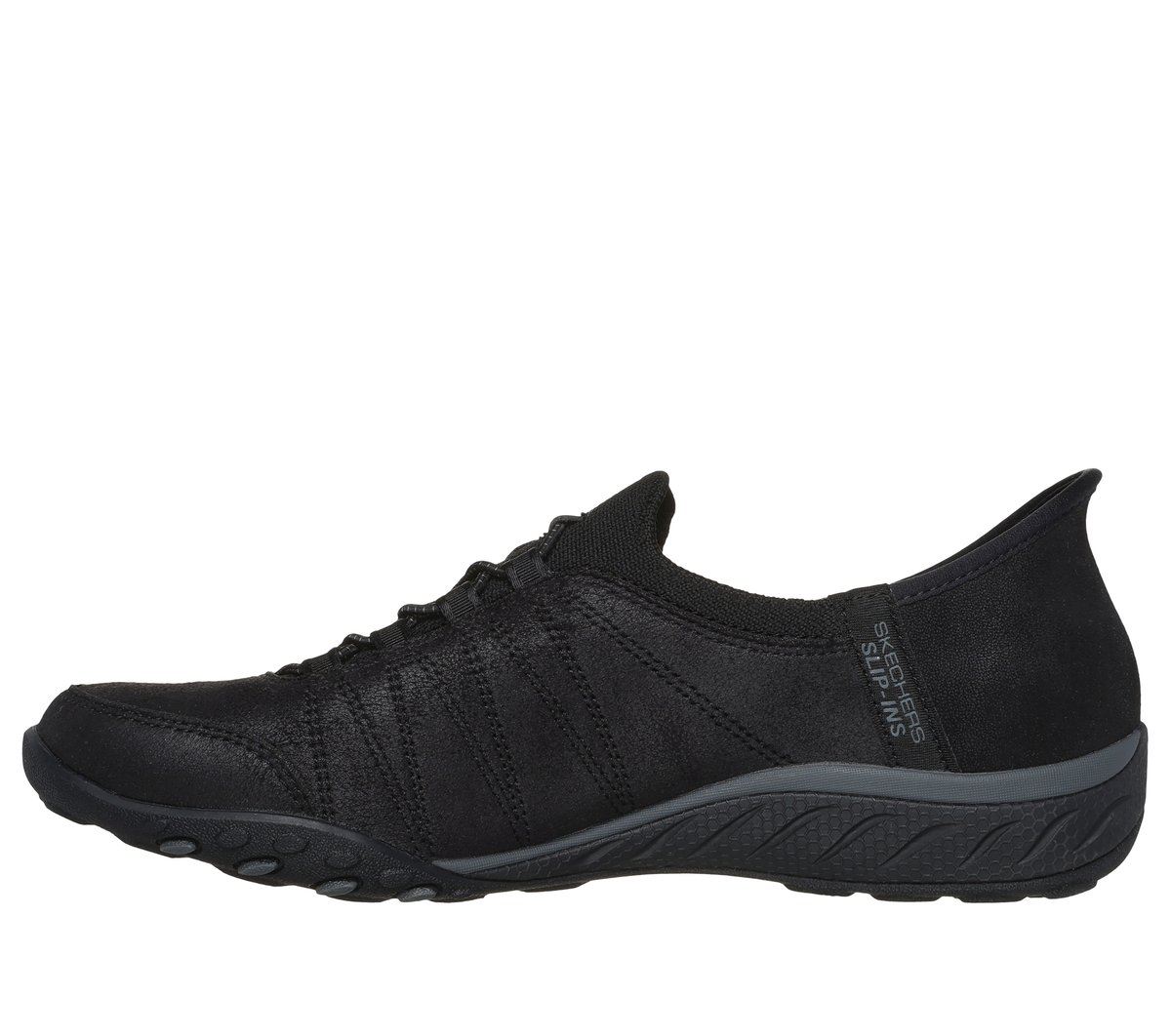 Skechers Slip-ins Relaxed Fit: Breathe-Easy - Home-Body Chaussures Moyen Width en Noir, Vegan