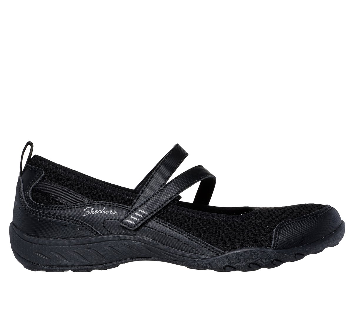 Skechers Relaxed Fit: Breathe-Easy - Keep Clean en Negro, talla 39